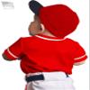 Hat and Beyond Kids Baseball Button Down Jersey (6T, 05up01_red/White) view 4
