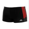 Jueshanzj Mens Swimming Trunks Quick Dry Stripe Swim Shorts Red Large view 1