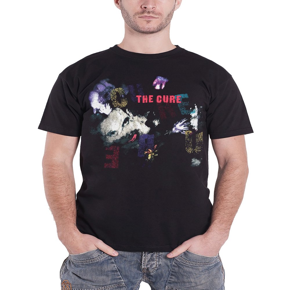 The Cure T Shirt The Prayer Tour 1989 Vintage Official Mens Black Size XL