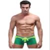 Jueshanzj Mens Swimsuit Soft Tight Swim Boxer Shorts Green Small view 1