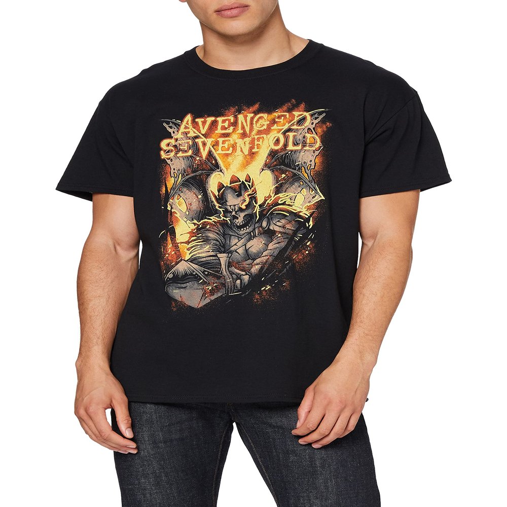 Avenged Sevenfold Men's Atone Slim Fit T-Shirt X-Large Black