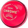 Gunn & Moore GM Leather Cricket Match Ball, Chrome Grade 1 Club, Pink, Suitable for Women, and Girls Aged 13 and Over view 2