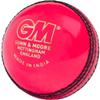 Gunn & Moore GM Leather Cricket Match Ball, Maestro Grade 1 County, Pink, Suitable for Children, Boys and Girls Aged 12 and Under view 1