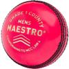 Gunn & Moore GM Leather Cricket Match Ball, Maestro Grade 1 County, Pink, Suitable for Children, Boys and Girls Aged 12 and Under view 2