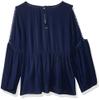 O'Neill Big Girl's Marvel Woven Top Shirt, Medieval Blue, M view 2