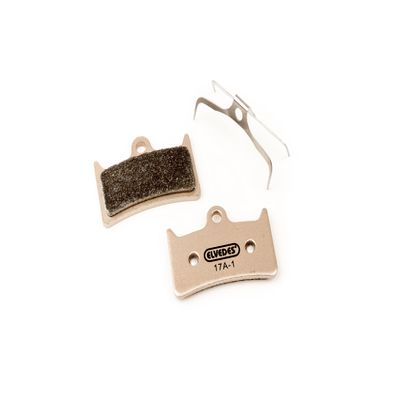 Elvedes 1 Pair mtallic for Hope V4 Brake Pads Unisex Adult E-Bike/MTB/Cycle/Road, Gold