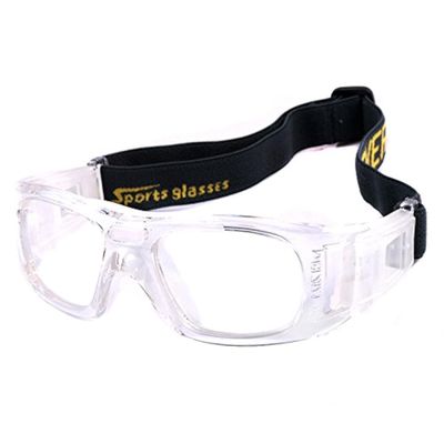 VOLOCOVERTM Outdoor Protective Sports Goggles Glasses for Basketball Football Volleyball Squash Hockey (White)