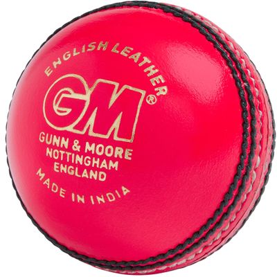 GM Men Diamond Grade 1 County Cricket Ball - Pink, One Size