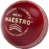 Gunn & Moore Gm Maestro Grade 1 County Cricket Ball - Red, One Size view 2