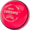 Gm Men Chrome Grade 1 Club Cricket Ball - Pink, One Size view 2