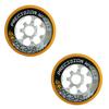 110mm Pro Scooter Wheel 2-Pack Labeda Precision Aluminum Core Orange USA MADE view 1