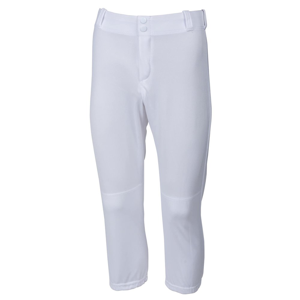 Martin Sports Women's Low Rise Softball Pants, White, Large