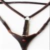 Horse English Padded Leather Riding Englsih Tack Fancy Stitching Brown Breastplate 803931CKF view 3