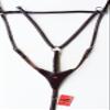 Horse English Padded Leather Riding Tack Fancy Raised Stitching Mahogany Breastplate 803931MGC view 2