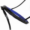 Challenger Tack Horse English Padded Leather COB Riding Jumping Adjustable Bridle 803461NVC view 3