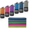 BOGI Microfiber Travel Sports Towel-Quick Dry Towel, Soft Lightweight Microfiber Camping Towel Absorbent Compact Travel Towel for Camping Gym Beach Yoga Swimming Backpacking (S:16''x32'',2Pcs-Grey) view 1