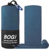 BOGI Microfiber Travel Sports Towel-Quick Dry Towel, Soft Lightweight Microfiber Camping Towel Absorbent Compact Travel Towel for Camping Gym Yoga Swimming Backpacking (XL:72''x32''+16''x16''-Nblue) view 2