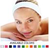 Kenz Laurenz Sweatband Set Cotton Sports Headband Terry Cloth Wristband Moisture Wicking Sweat Absorbing Head Band Athletic Exercise Basketball Wrist Sweatbands and Headbands (Teal) view 4