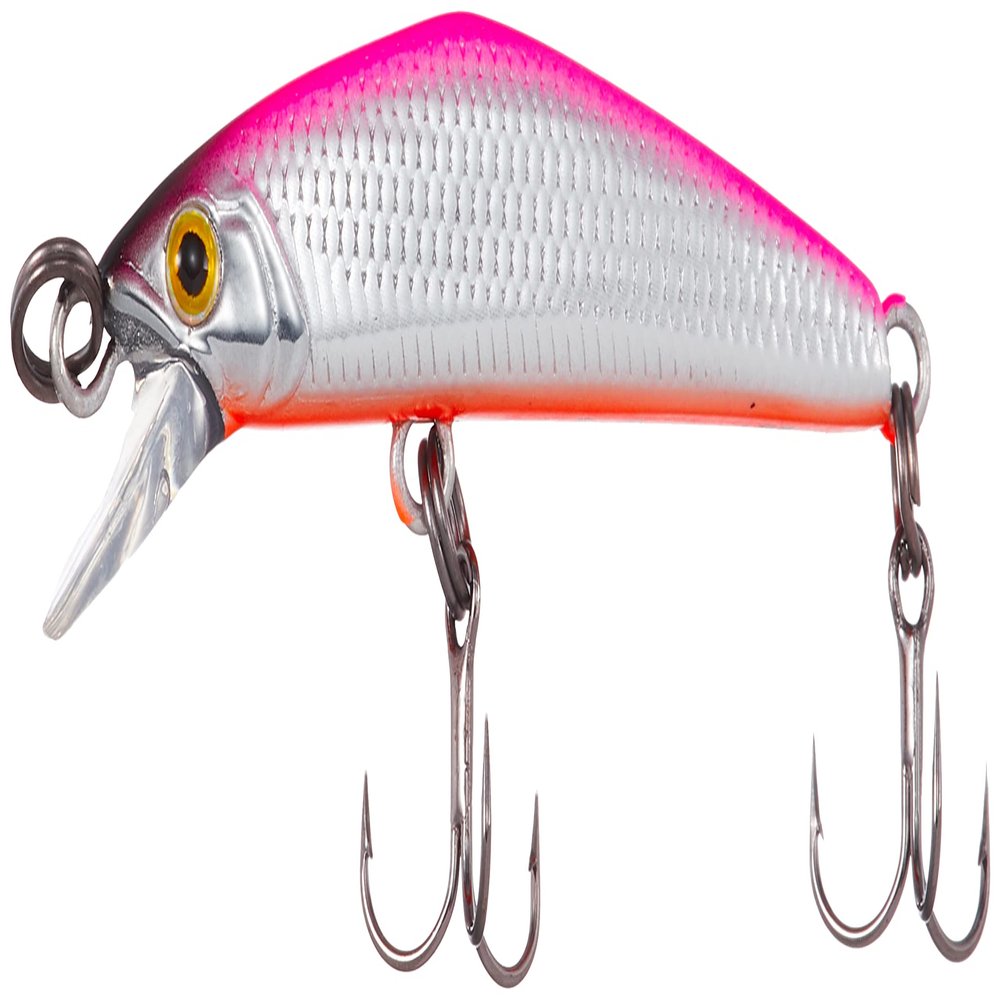 Smith LTD Minnow D-Compact Lure, 1.5 inches (38 mm), 0.1 oz (2.5 g), Pink Foil #12