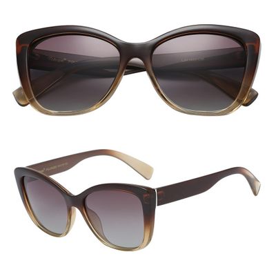 PolarSpex Polarized Cat Eye Sunglasses for Women  Oversized UV400 Celebrity Fashion Sun Glasses for Beach or Driving