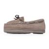 NORTY Size 13 Moccasin House Slippers for Kids- Slip-On Toddler Shoes for Boys and Girls - Suede - Runs True to Size - Grey view 1