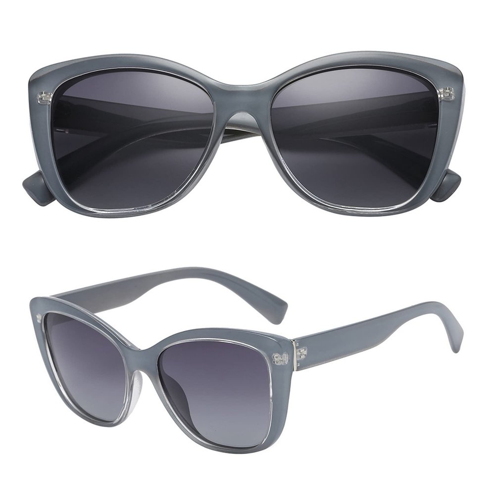 PolarSpex Polarized Cat Eye Sunglasses for Women Oversized UV400 Celebrity Fashion Sun Glasses for Beach or Driving