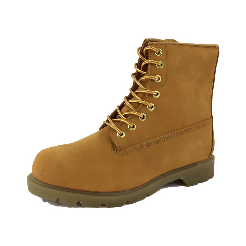 CITI SHOES Fuda Men's Leather Working Boot - 8106-16-TAN-9.5