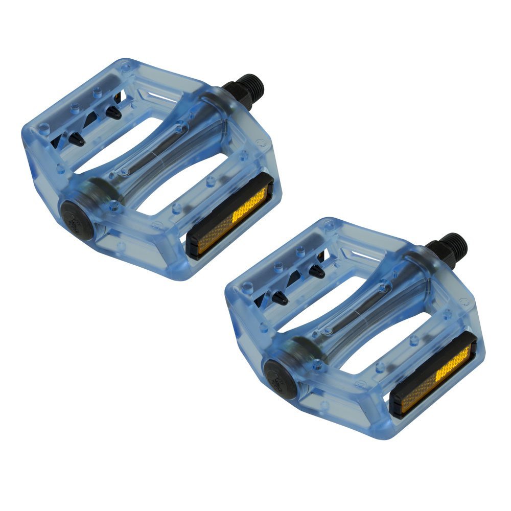 Fenix Translucent Bike Pedals, 9/16", Various Colors (Blue)