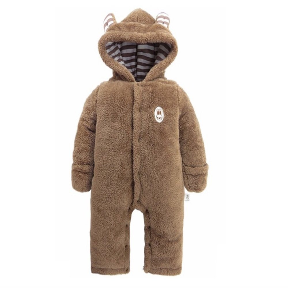 Stesti Winter Coat for Baby Boy 3-6 Months Bear Romper Winter Coat for Baby Boy 12 Months (9M)