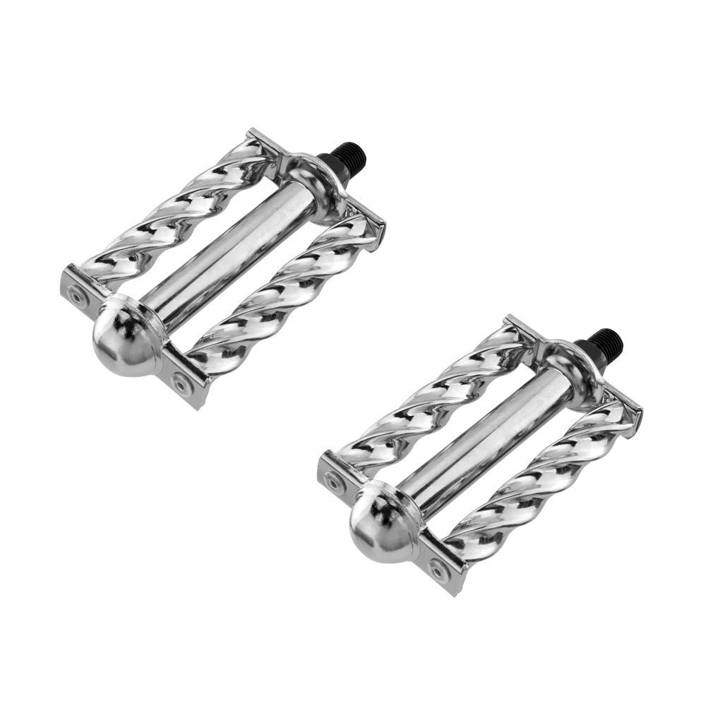 Fenix Square Twisted Lowrider Bike Pedals,1/2', Various Colors (Gold)