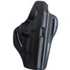 1911 Leather Holster, Right Hand OWB - Fits All 1911 Models with 4" and 5" Barrels - Premium Leather for 1911 .45 Full Size - Concealed Pancake Holster (Black) view 3