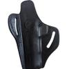 1911 Leather Holster, Right Hand OWB - Fits All 1911 Models with 4" and 5" Barrels - Premium Leather for 1911 .45 Full Size - Concealed Pancake Holster (Black) view 4