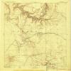YellowMaps Diamond Creek AZ topo map, 1:250000 Scale, 1 X 1 Degree, Historical, 1892, Updated 1927, 19.7 x 16.5 in - Tyvek view 1