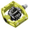 Funn Ripper Mountain Bike Clipless Pedals, Rocker Clip/Spring-Loaded Clip-in Mechanism, Compatible with SPD Cleats, 9/16" CrMo Axle Bicycle Pedals for MTB/Gravel Cycling (Green) view 1