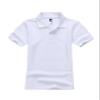 Jueshanzj Boys Polo Shirt Short Sleeve Cotton Basic Tee Pure Color Summer Tops White M(120-130cm) view 1