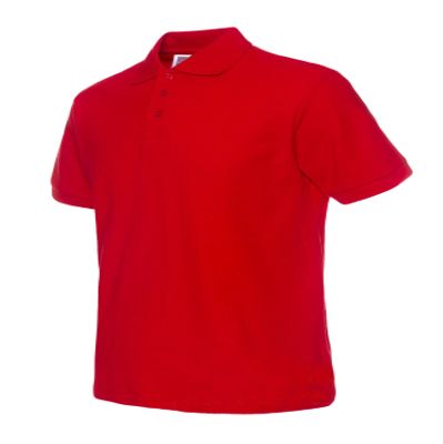 Jueshanzj Mens Polo Shirt Short Sleeve Cotton Basic Tee Pure Color Tops Red X-Small