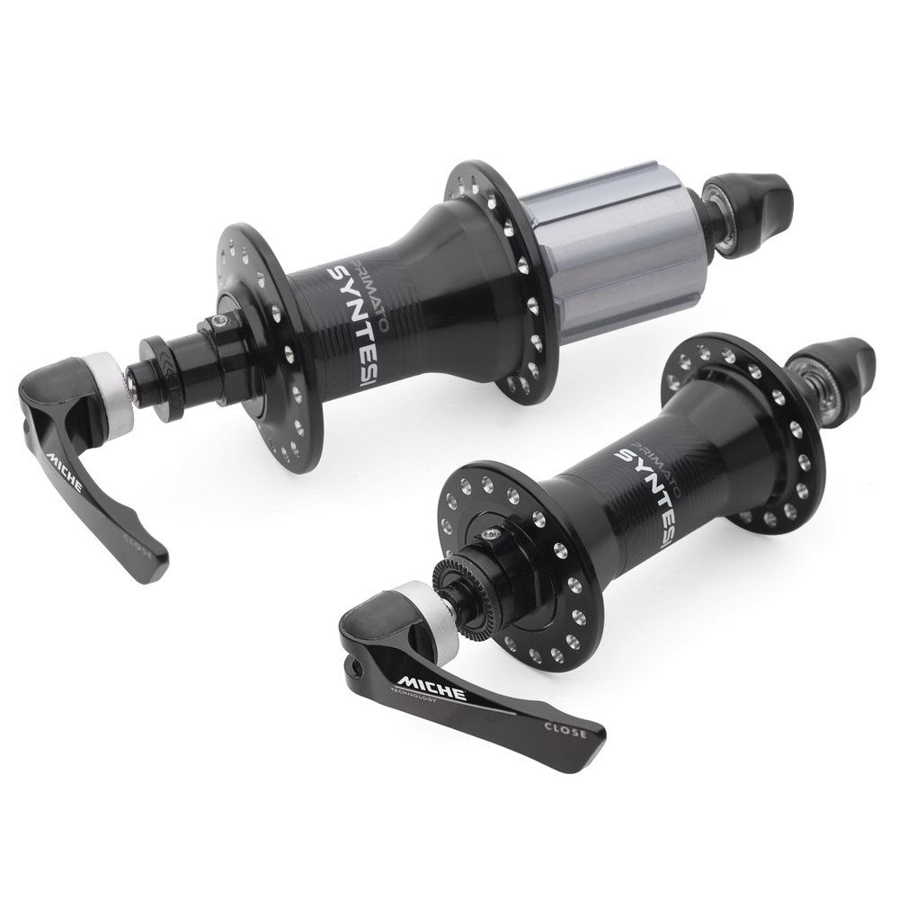 Miche Primato Syntesi Road Hubs, Black, 32h/32h, 9/10/11/12 Speed Campagnolo