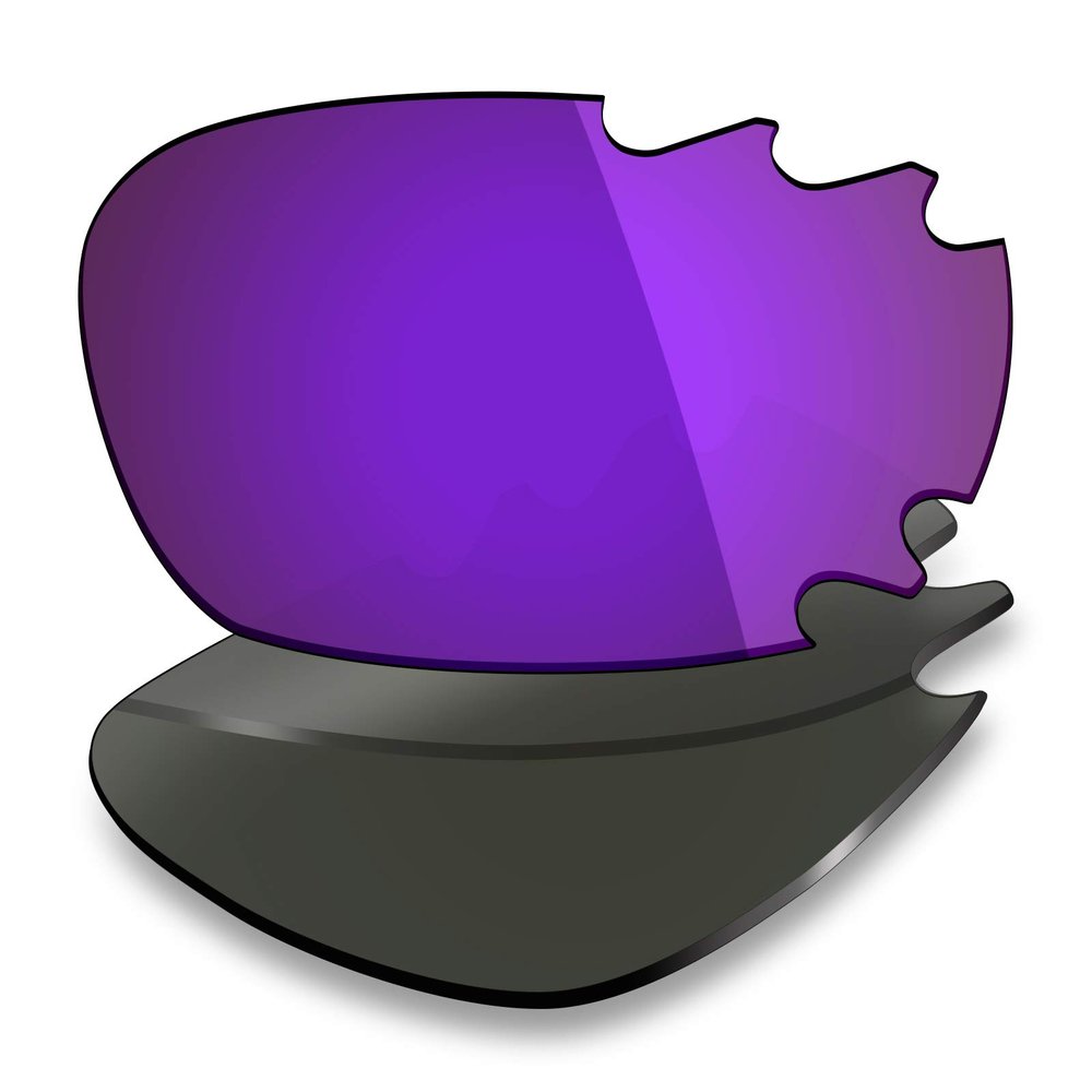 Mryok Polarized Replacement Lenses for Oakley Jawbone Vented/Racing Jacket Vented - Plasma Purple