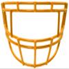 Schutt Vengeance Varsity Facemask for Vengeance Pro LTD Football Helmets, V-EGOP II-TRAD-NB Facemask, Gold, Carbon Steel view 1