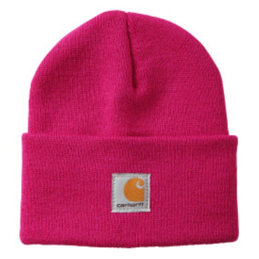 Carhartt Unisex Child Acrylic Watch Cold Weather Hat, Fuchsia, 4T-10/12 Years US
