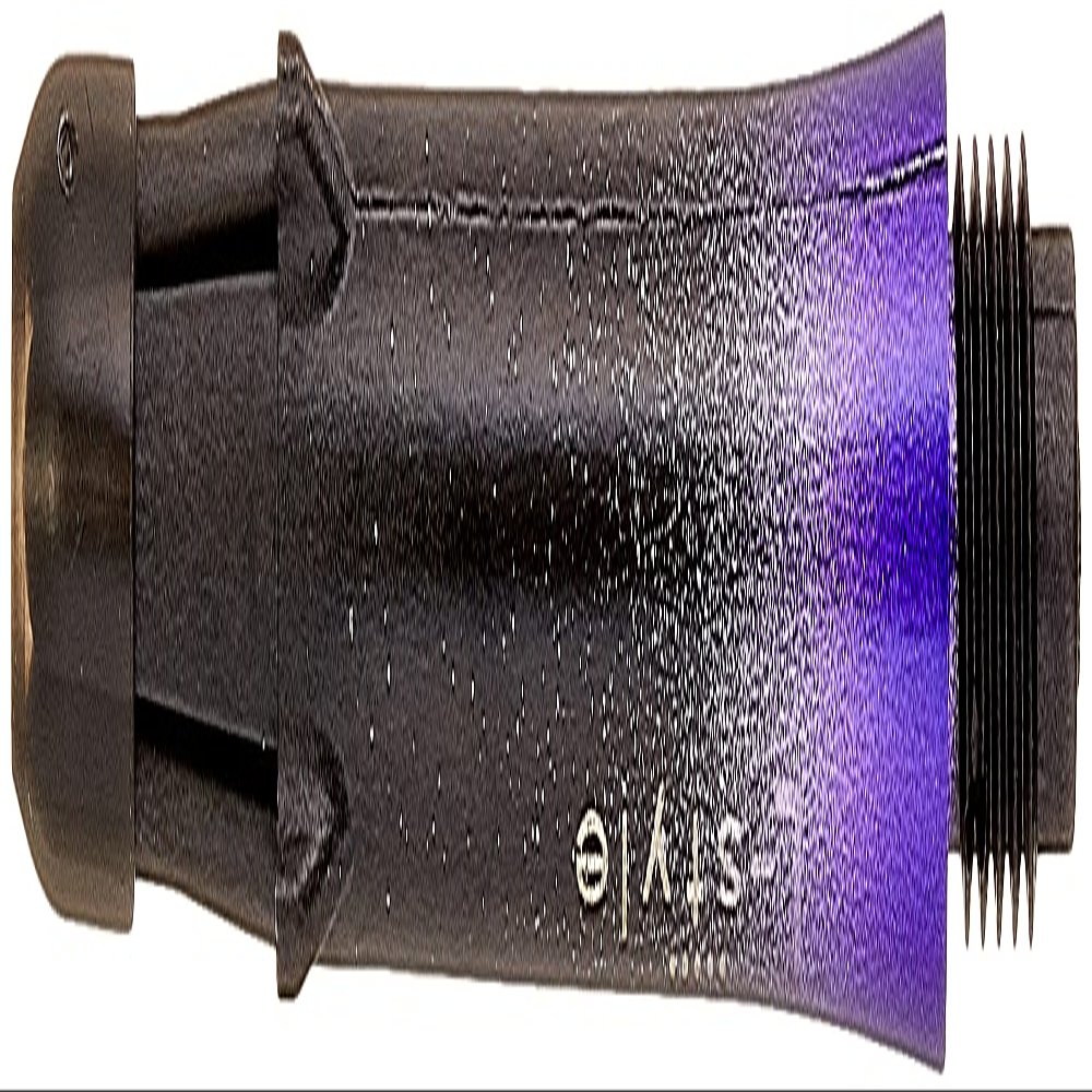 LSTYLE Carbon Dart Shafts  Locked Two Tone with Cap  330  Black/Purple