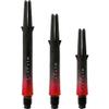 LSTYLE Carbon Dart Shafts  Locked Two Tone with Cap  190  Black/Red view 1