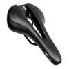 GORIX Bike Saddle Seat Comfortable Cushion with Rail Mountain Road Bicycle for Men and Women (GX-C19) (All Black) view 1