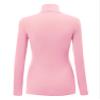 LL WT950 Womens Premium Long Sleeve Turtleneck Lightweight Pullover Top Sweater XXXL Pink view 2