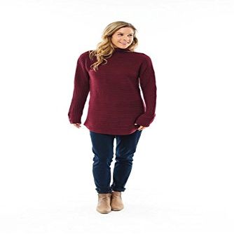 Carve Designs Silo Sweater, Small, Sangria