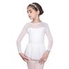 117241004 Toddler Long Sleeve Mesh Dance Leotard Ballet Leotards for Girls view 2