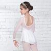 117241004 Toddler Long Sleeve Mesh Dance Leotard Ballet Leotards for Girls view 3