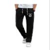 Letuwj Mens Pants Straight Leg Sport Trousers Waist Elastic Gray 5 Small view 1