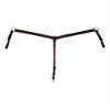 Circle Y Straight 1 1/2in Tooled Breast Collar Wal view 1
