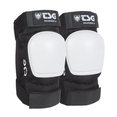 TSG Roller Derby Elbow Pads 3.0, Skateboard, Hardshell, EVA Foam, Impact Protection, Tear Resistant Nylon, Certified, Secure Fit, Velcro Strap, Ergonomic, Slim Profile, Anti Slip, Adults, Swiss Design